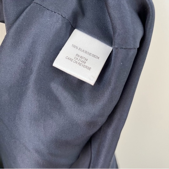 BCBGMAXAZRIA Runway Silk Maxi Gown – Turquoise & Dark Grey – Size XXS - Picture 3 of 11